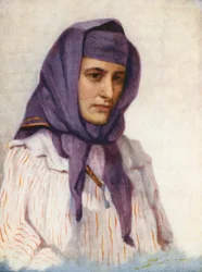 Maronitisches Mädchen aus dem Libanon