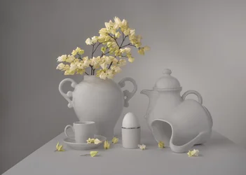 Elegantes Blumen-Stillleben
