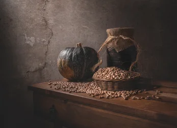 Rustikales Herbst Stillleben