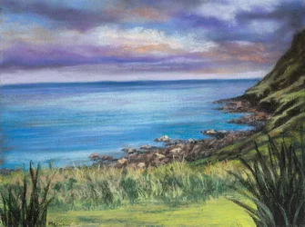 Ein Strand in Cornwall