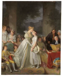 Der Schutzkuss der örtlichen Burgherrin