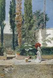 Garten des Hauses Fortuny, 1872