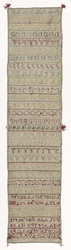Stickmustertuch, ca. 1830