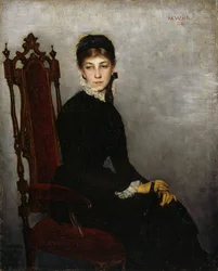 Porträt von Hilda Wiik