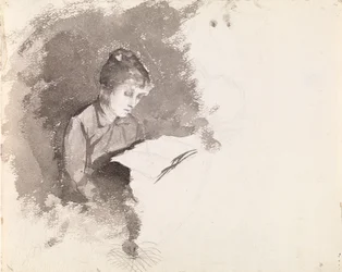 Frau beim Lesen