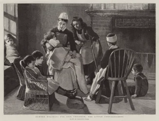 Sommerferien für kranke Kinder, die kleinen Genesenden