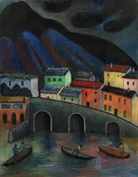 Nachtfischen in Ascona, 1920er-1930er Jahre