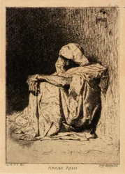 Sitzender Araber