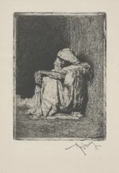 Sitzender Araber