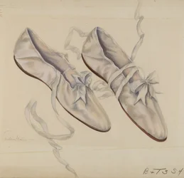 Gehschuhe, um 1936
