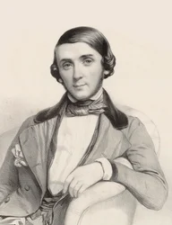 Porträt des Pianisten und Komponisten Jean-Henri Ravina 1818-1906, ca. 1845