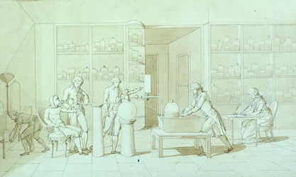 Antoine Lavoisier (1743-94) und seine Experimente zur Atmung