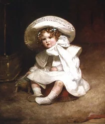 Porträt von Muriel, Tochter von Sir Charles Swinfen Eady