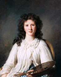 Porträt von Adélaïde Binard, Ehefrau von Alexandre Lenoir