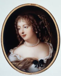 Porträt von Marie de Rabutin-Chantal (Rabutin Chantal), Marquise de Sevigne, bekannt als Madame de Sevigne (1626-1696).