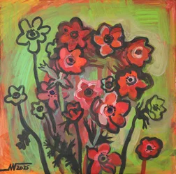 Lebendige Verspielte Blumen