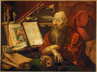 Heiliger Hieronymus, meditierend