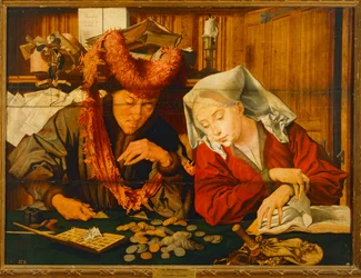 Der Geldwechsler und seine Frau