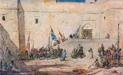 Ein Festtag, ca. 1910