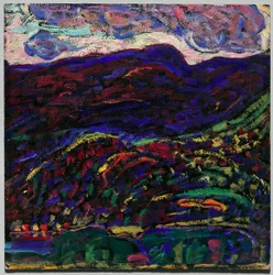 Kezar-See, Herbstabend, ca. 1910