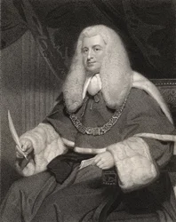 Lord Lloyd Kenyon, graviert von William Holl (1807-71) aus 