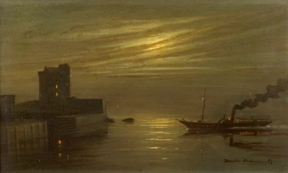 Broughty Castle - Mondscheinszene