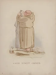 Seite aus den Humours of Cynicus (farbiger Stich)