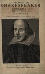 Titelseite des ersten Shakespeare-Folios