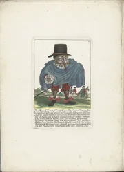 Der spanische Zwerg Don Miguel Zorrero Tuerto, ca. 1710