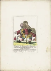 De dwerg Monsieur le Marquis de Sauterelle, ca. 1710