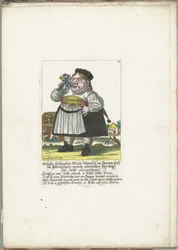 Die Zwergin Ursula Schleglin, ca. 1710