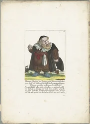 Der jüdische Zwerg Natan Hirschl, ca. 1710