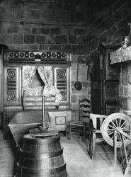 Innenansicht, Dinan, Bretagne, Frankreich, 1937