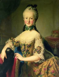 Erzherzogin Maria Elisabeth von Habsburg-Lothringen (1743-1808), sechstes Kind der Kaiserin Maria Theresia von Österreich (1717-80) und Kaiser Franz I. (1708-65)