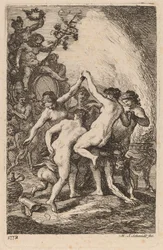 Der Triumph des Bacchus mit tanzenden Nymphen