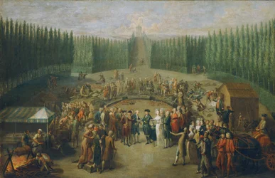 Die Grundsteinlegung des Concordiatempels in Laxenburg