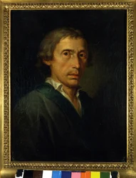 Porträt von Giuseppe Parini, italienischer Dichter und Schriftsteller. Gemälde von Martin Knoller. 1760-1770 circa. Mailand