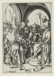 Christus vor Annas, spätes 15. Jahrhundert