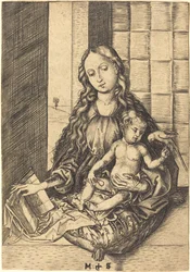 Madonna mit einem Papagei