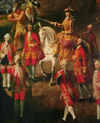 Kaiserin Maria Theresia während des "Damenkarussells" am 2. Januar