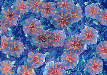 Blumen in Großmutters Garten