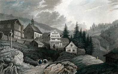 Die Kirche Maria Schnee, Rigi, Schweiz, 1850