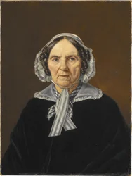 Frederikke Eleonora Cathrine Rørbye, geborene de Stockfleth, die Mutter des Künstlers