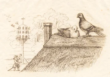 Illustration zu "Halvhundrede Fabler for Børn" von Hey