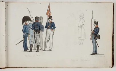 Studien von Soldaten