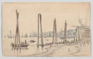 Die Küste von Altona von Osten aus gesehen