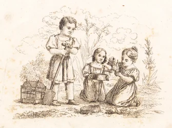 Illustration zu "Halvhundrede Fabler for Børn" von Hey