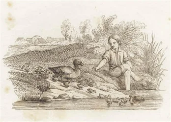 Illustration zu "Halvhundrede Fabler for Børn" von Hey