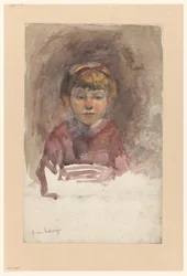 Kinderporträt, en face