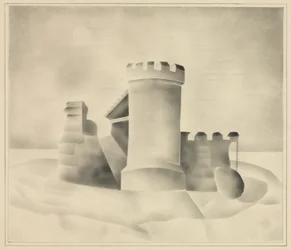 Ruinen im Mondlicht, 1840